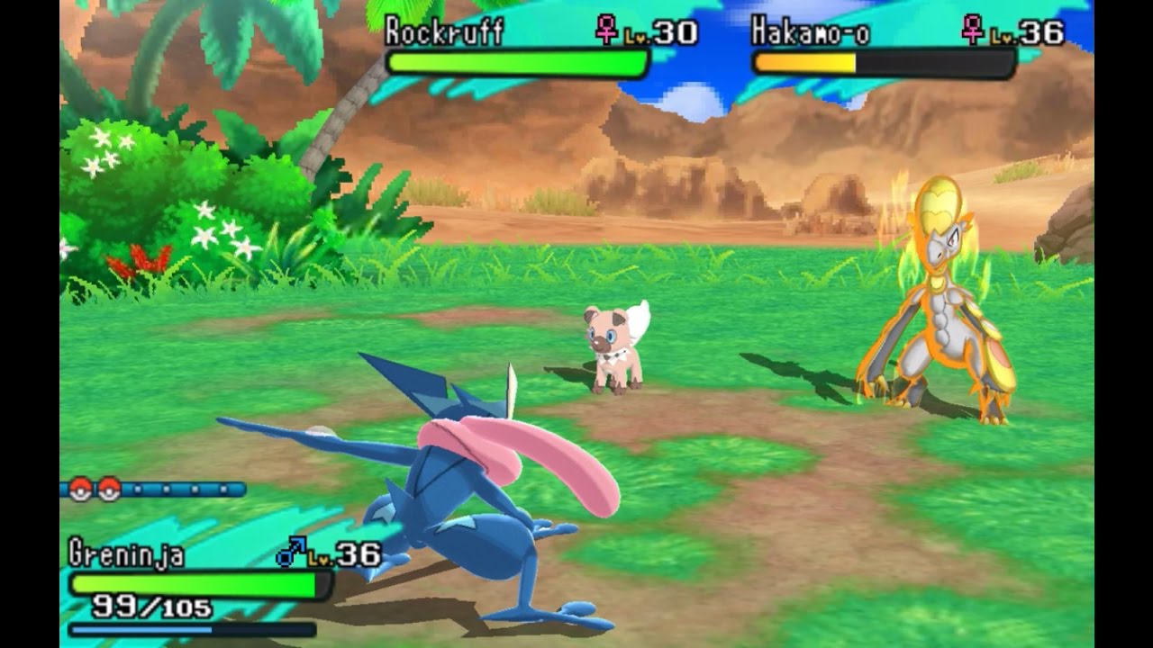 1080p No Outlines Pokémon Sun &  Moon Demo Gameplay: Island ...