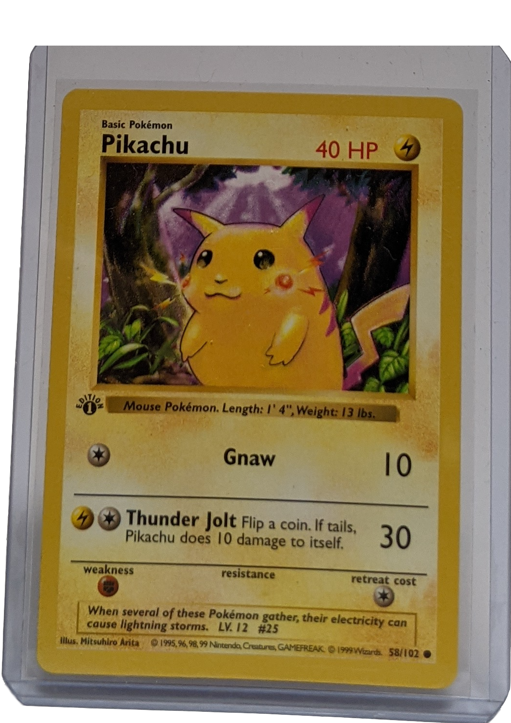 1999 Pokemon Pikachu (Red Cheeks)