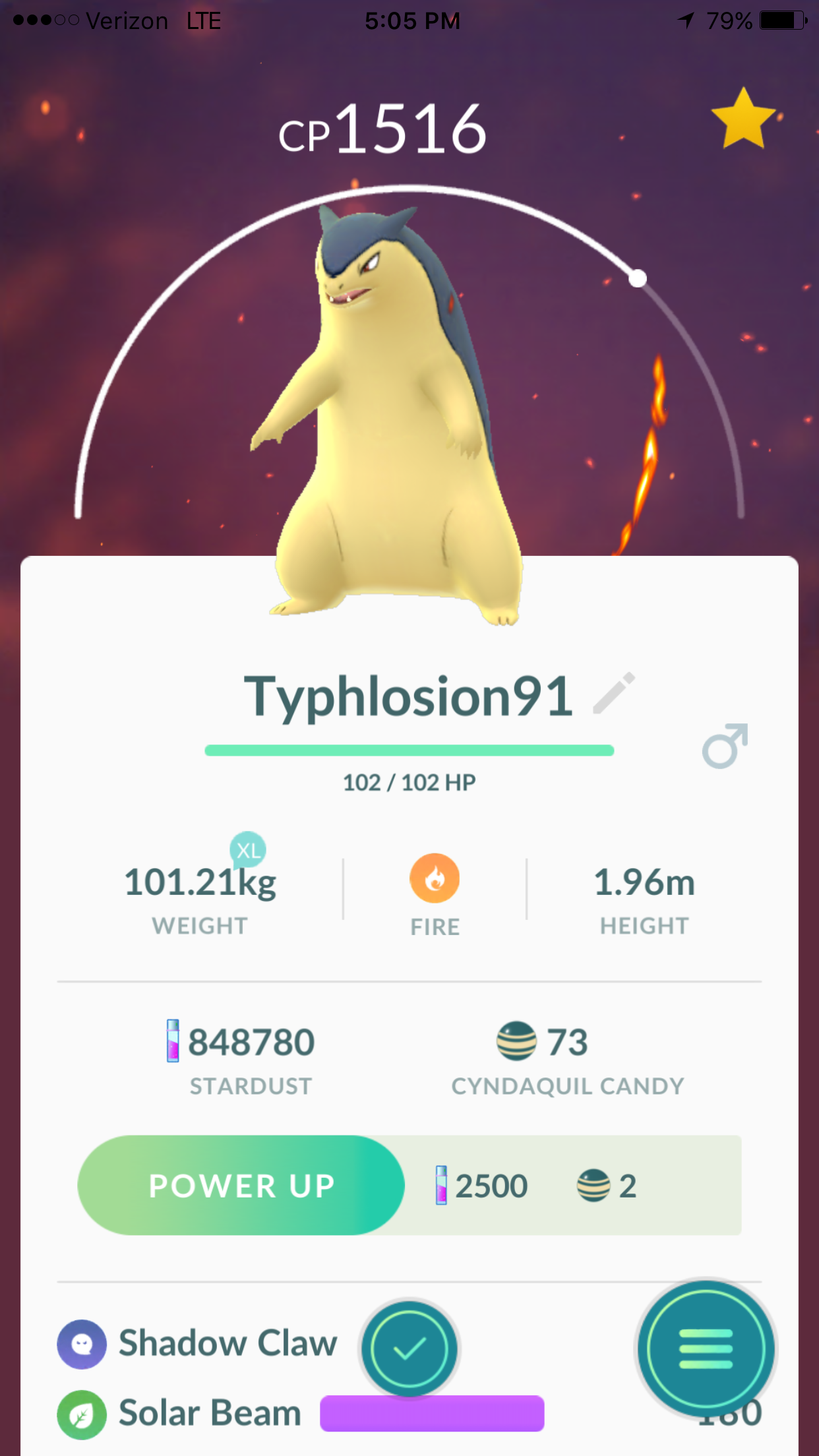 First Typhlosion