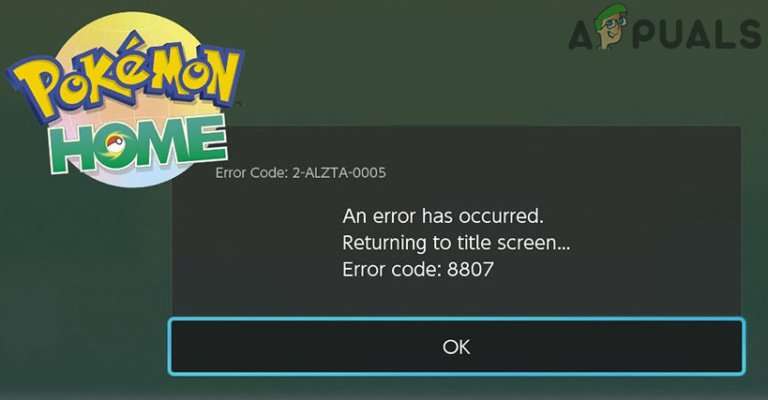 Fixes for Pokemon Home (Error Code: 8807) An Error Has ...