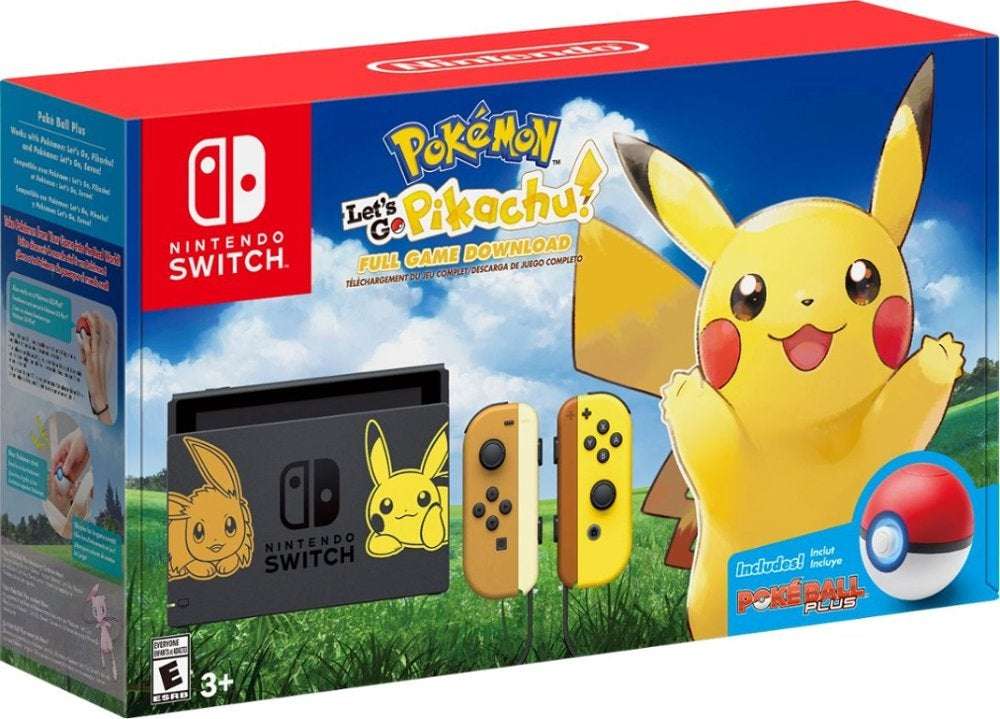 Heads Up: Nintendo Switch Pikachu and Eevee Edition Is ...