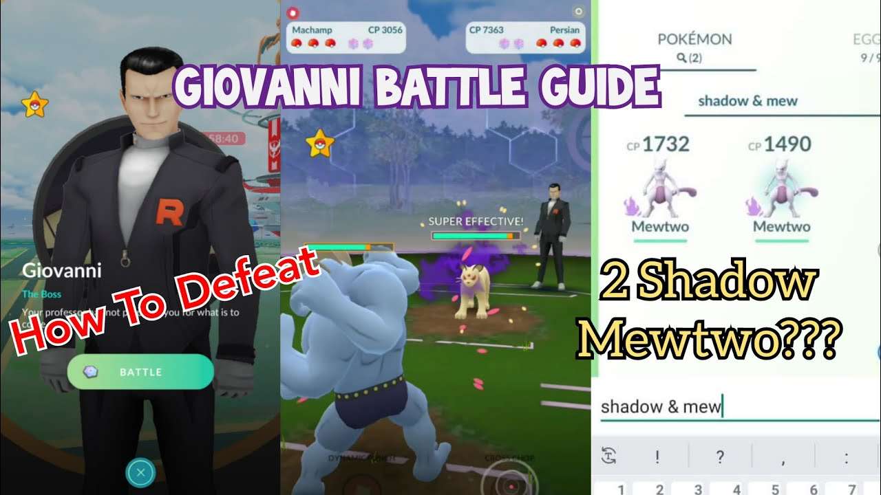 How To Defeat Giovanni &  Catch Shadow Mewtwo