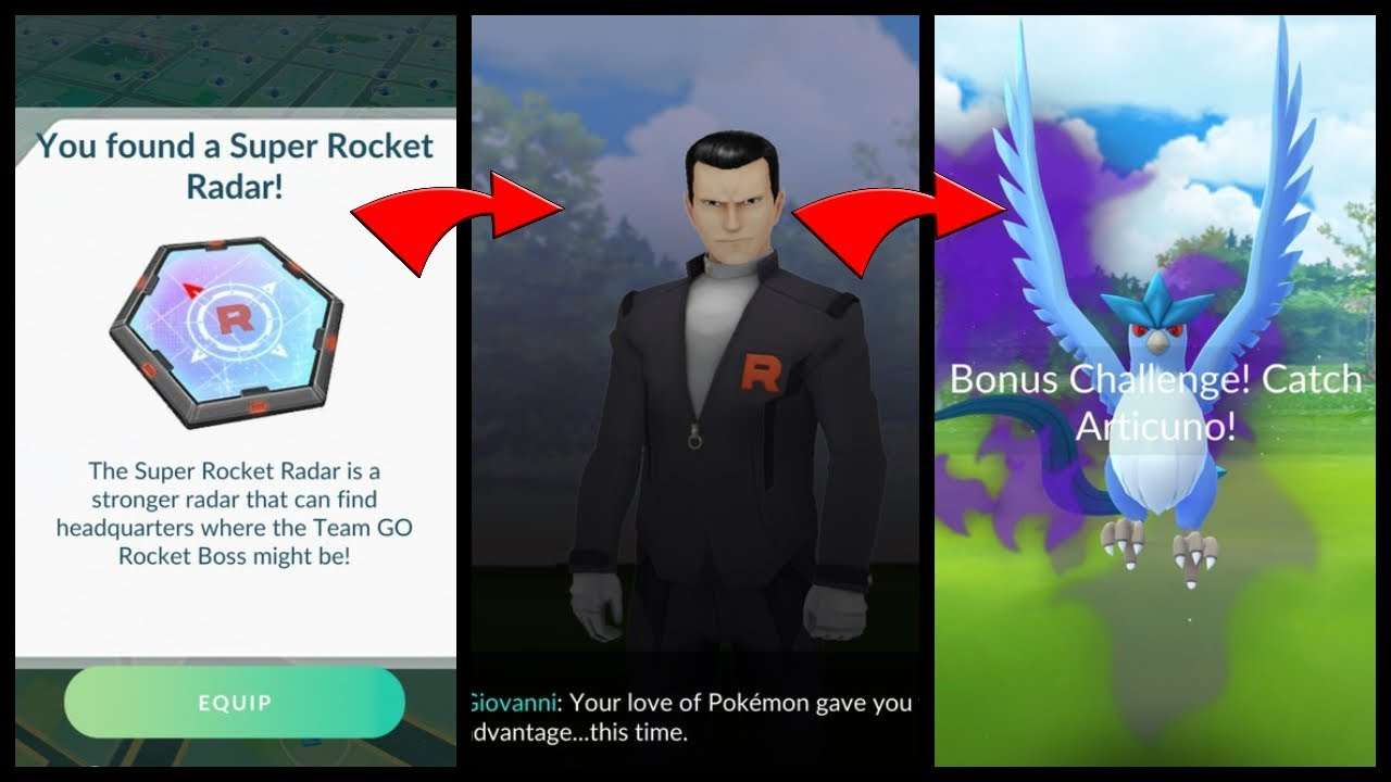 HOW TO DEFEAT GIOVANNI IN POKEMON GO! Catching Shadow Articuno ...