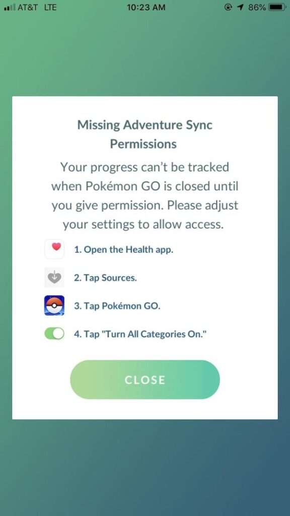 How to Fix Pokemon GO Adventure Sync not Working