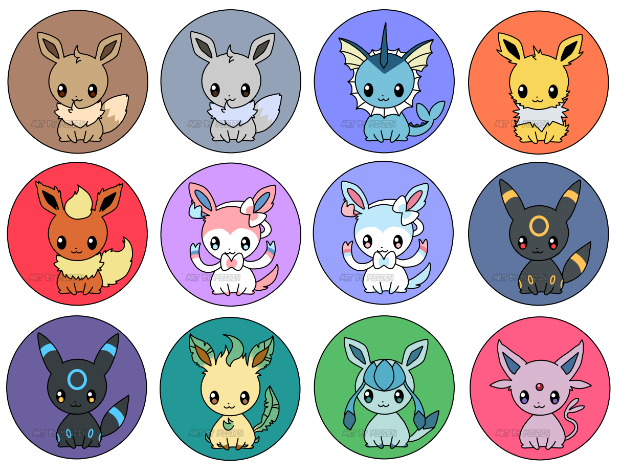 I love that Eevee can evolve into so many...