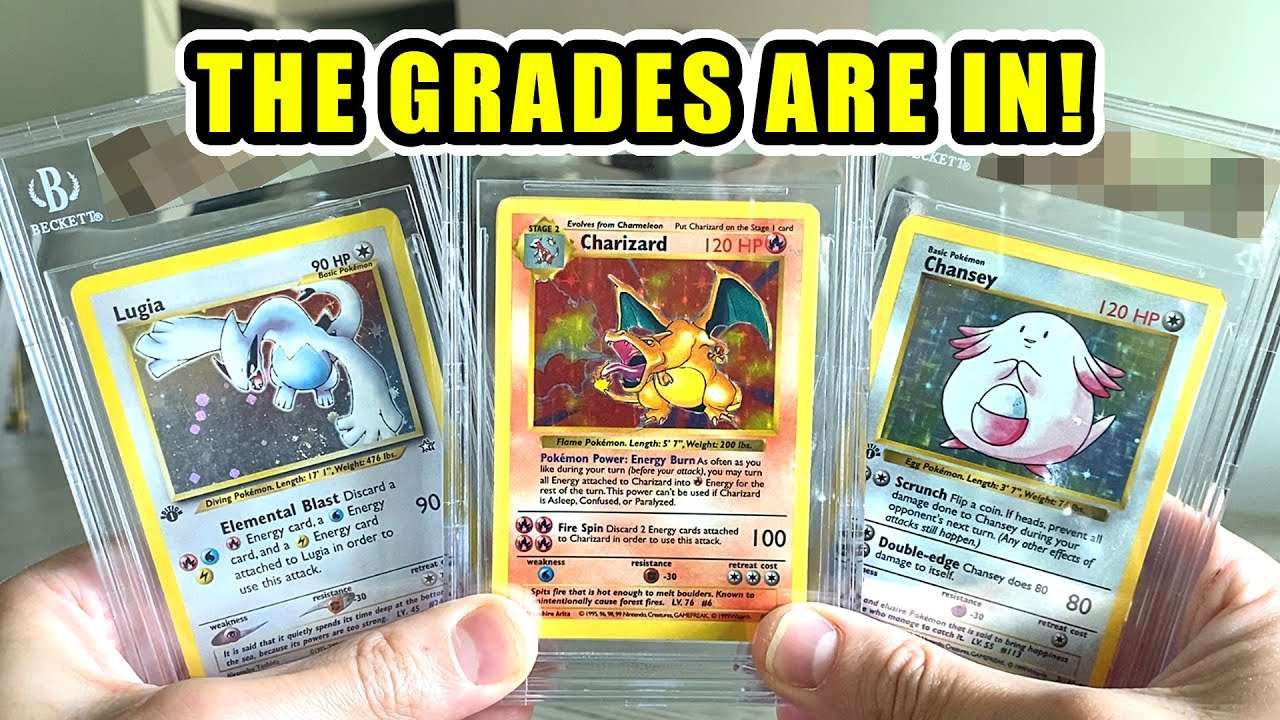 *IS MY CHANSEY POKEMON CARD $20,000?!* My BGS Graded Cards ...