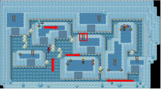 Pokemon Fire Red Seafoam Island Map