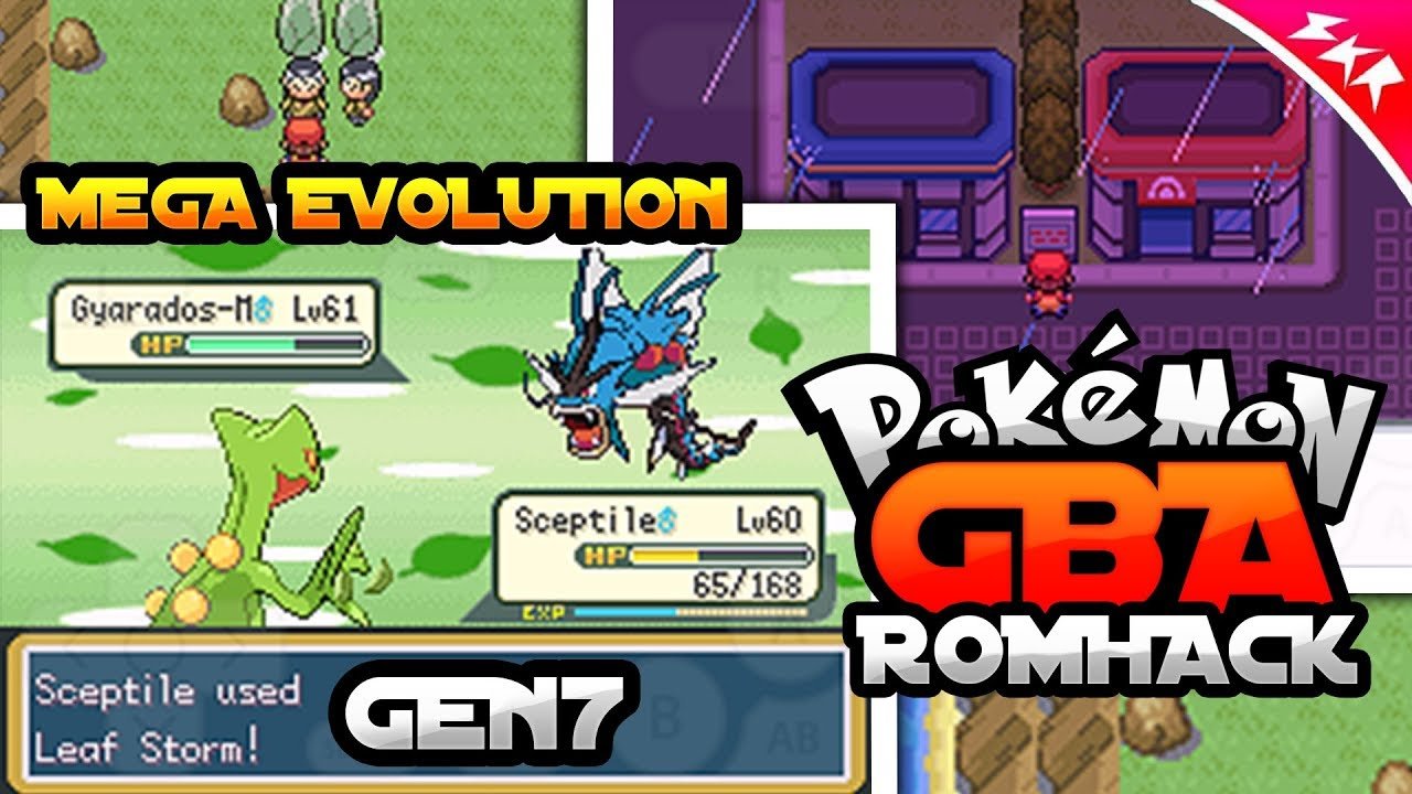 Pokemon GBA Rom Hack With Mega Evolution, GEN7 &  3 Regions ...