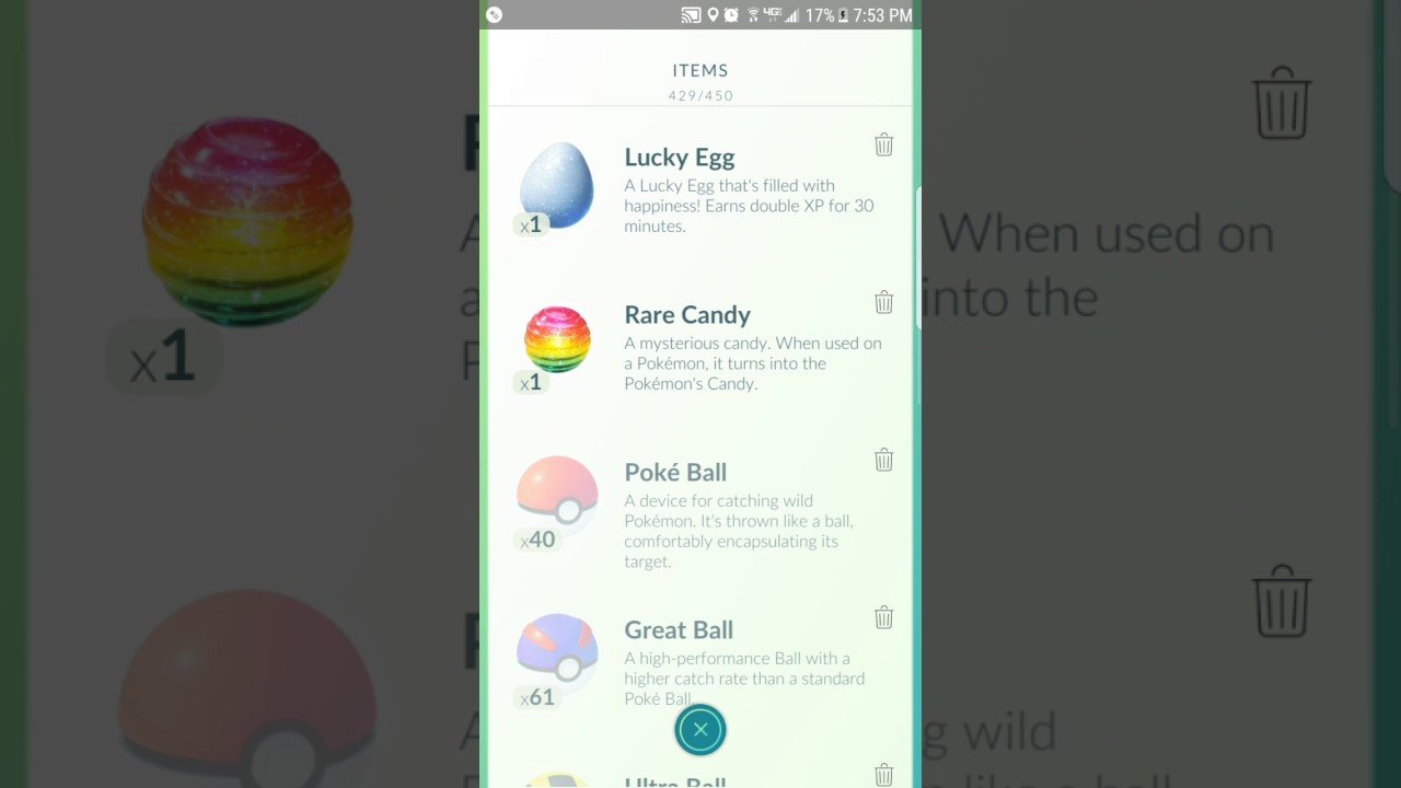 Pokemon GO How to use rare candy