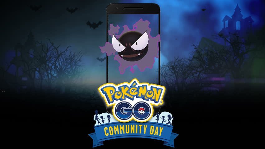 Pokemon Go July Community Day featuring Gastly