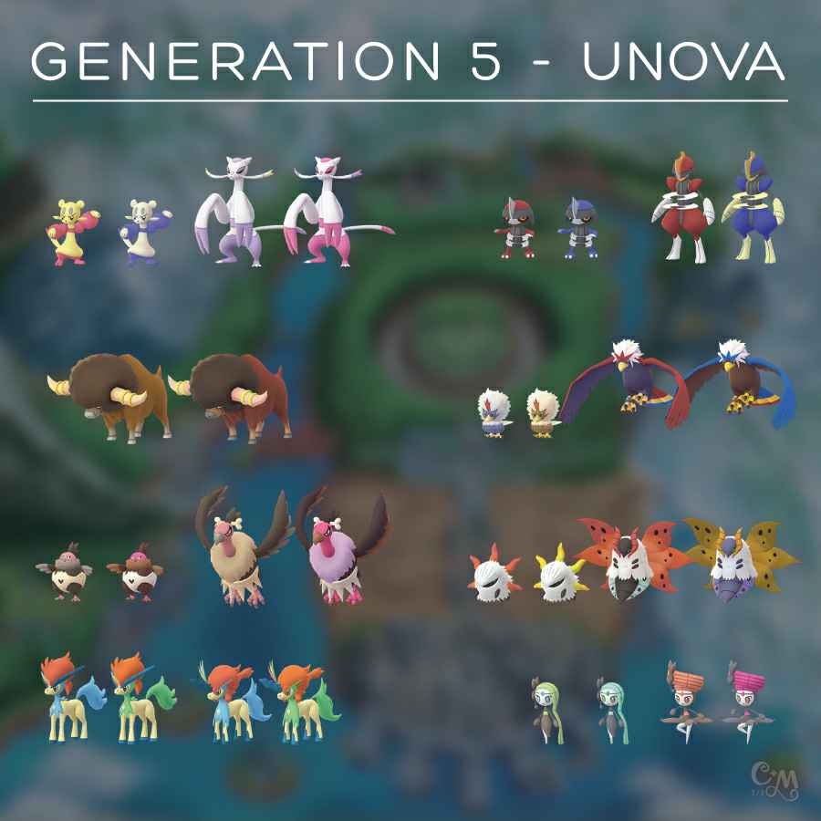 Pokemon Go : New Unova Region Generation 5 Pokemon coming ...