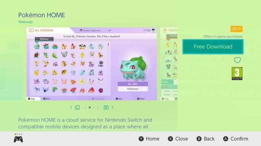 Pokémon HOME Available Now on Nintendo Switch  Allows ...