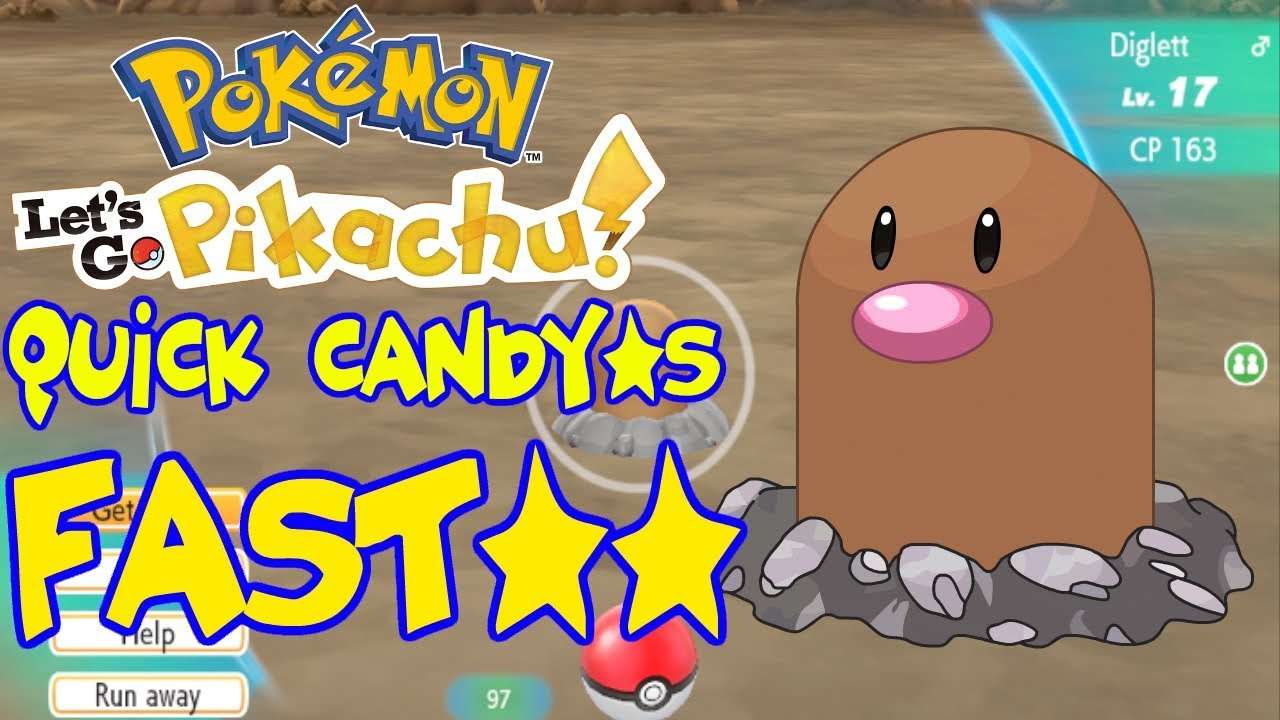 Pokemon Lets Go how to get quick candy