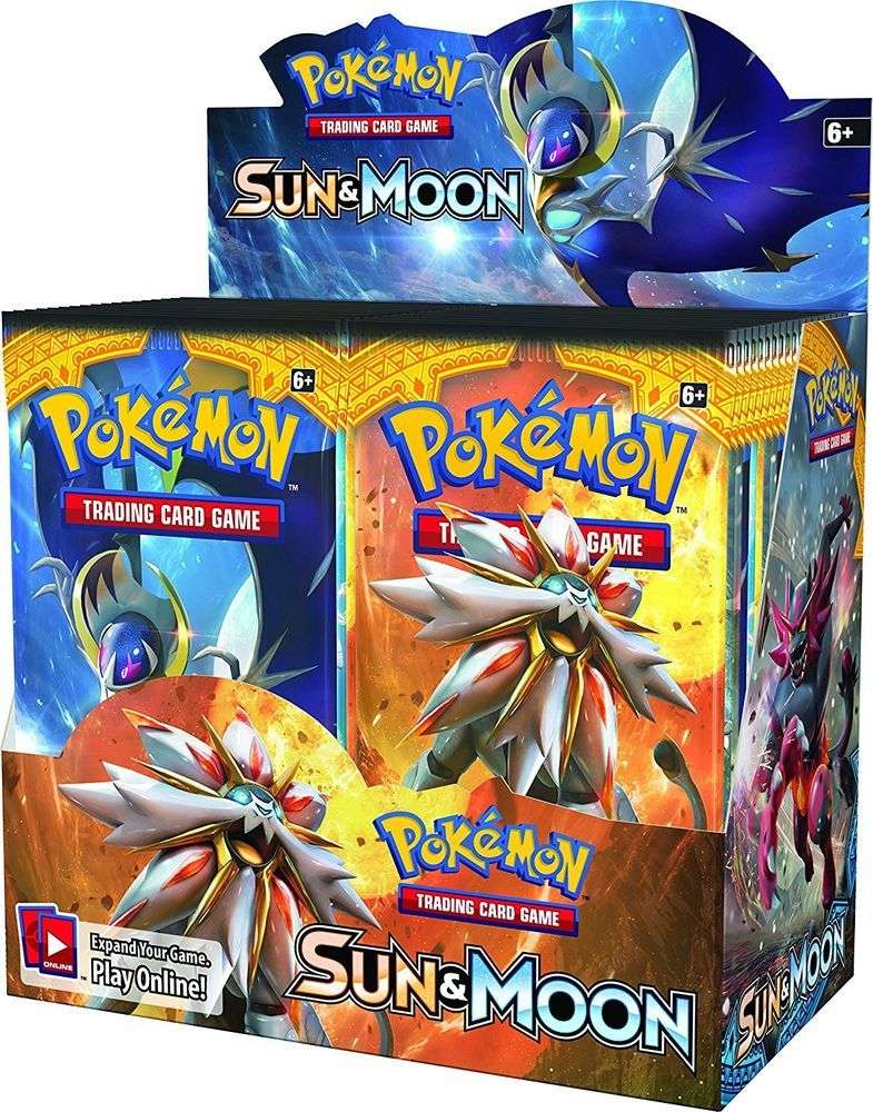 Pokemon Pack Booster Box Sun Moon Pikachu Card Game ...