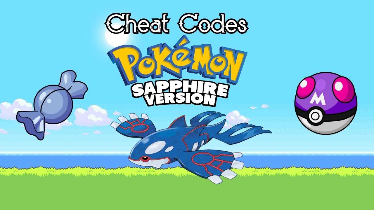 Pokemon Sapphire : Master Ball and Rare Candy Cheat Codes ...