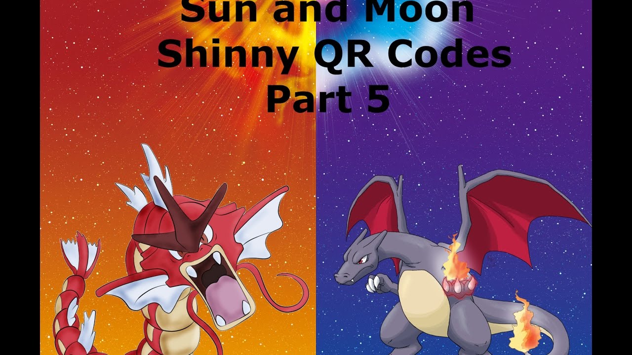 Pokemon Sun and Moon Shiny QR Codes Part 5