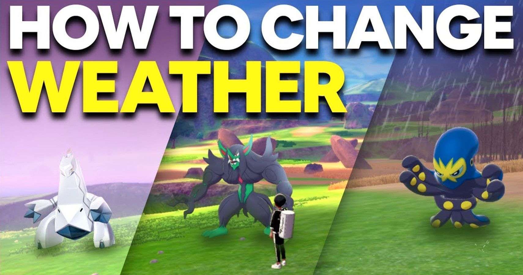 Pokémon Sword &  Shield: How To Change The Wild Areas Weather