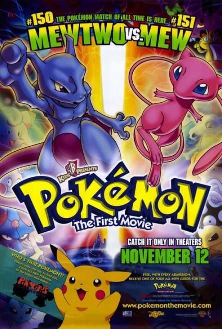 Pokemon: The First Movie Movie Poster Print (27 x 40 ...
