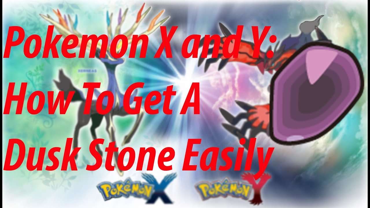 Pokemon X and Y:How To Get Dusk Stone Easily