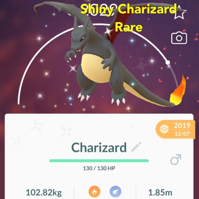 Shiny Charizard. Pokémon Go