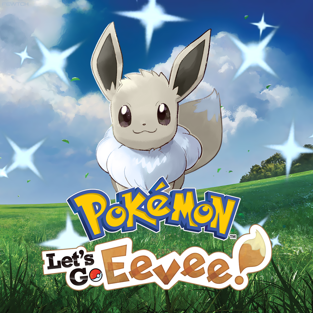 Shiny Eevee artwork I created to promote a Let