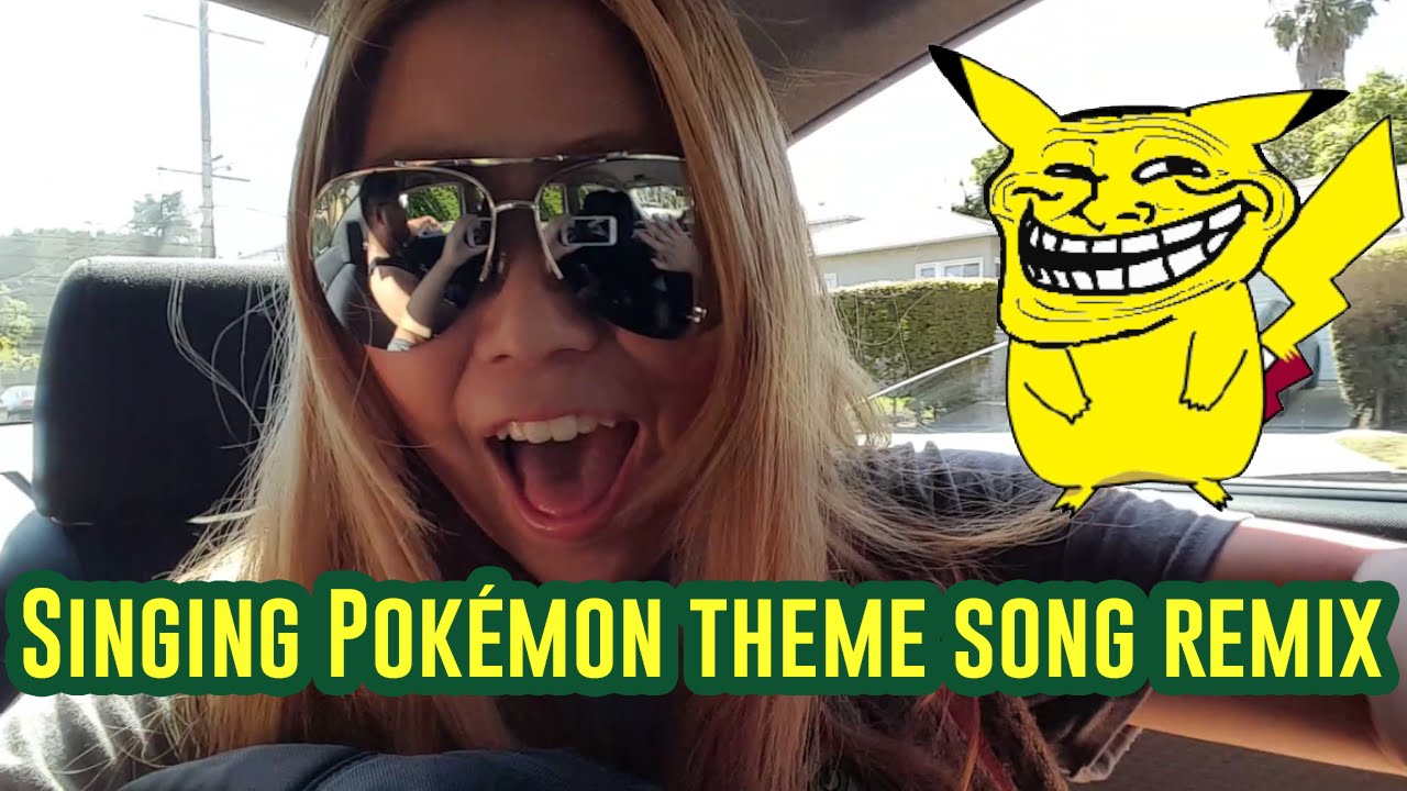 Singing Pokémon theme song remix