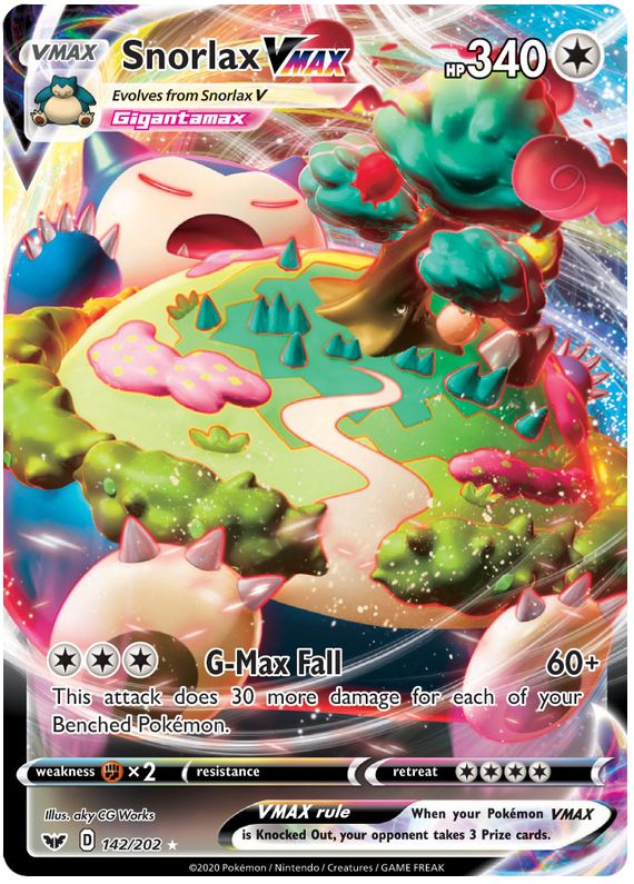 Snorlax VMAX HR 070/060 s1H HOLO Gigantamax Pokemon Card Japan