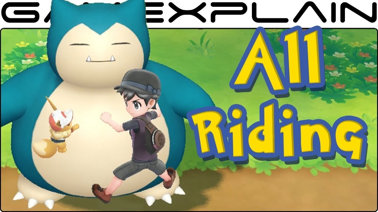 Strange PC Games Review: all rideable pokemon in lets go