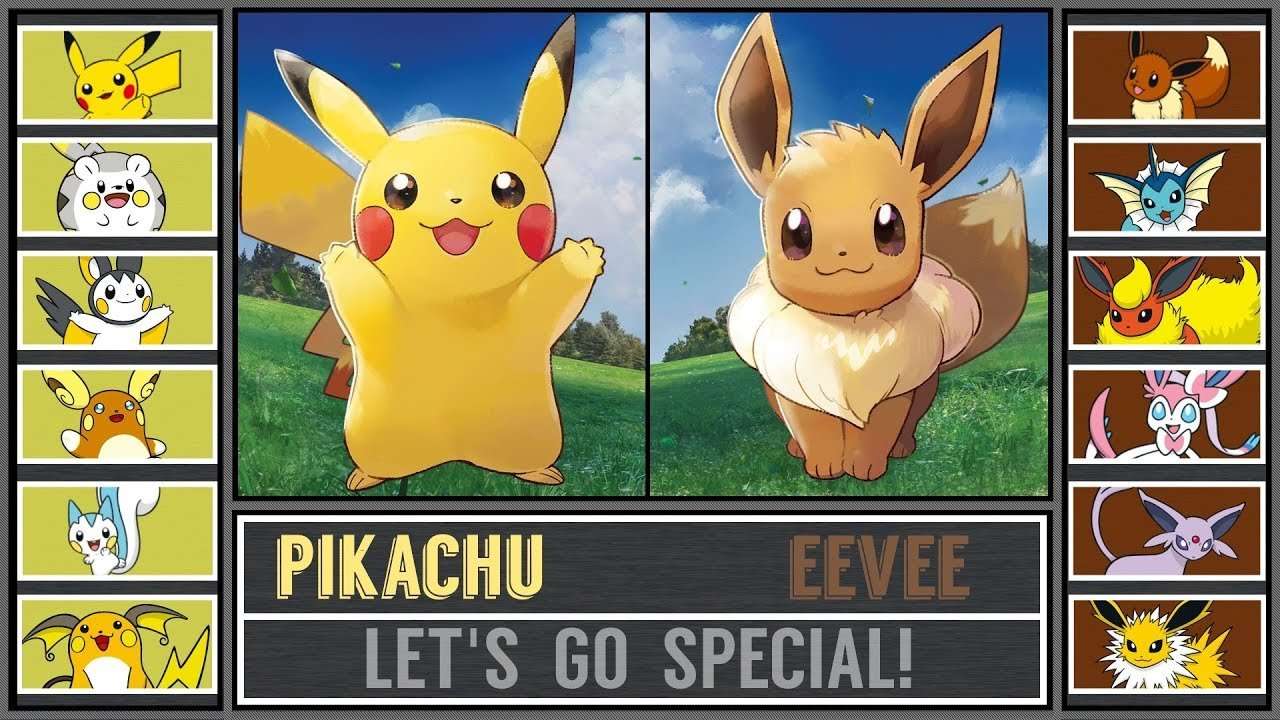 Team Pikachu vs. Team Eevee (Pokémon Let
