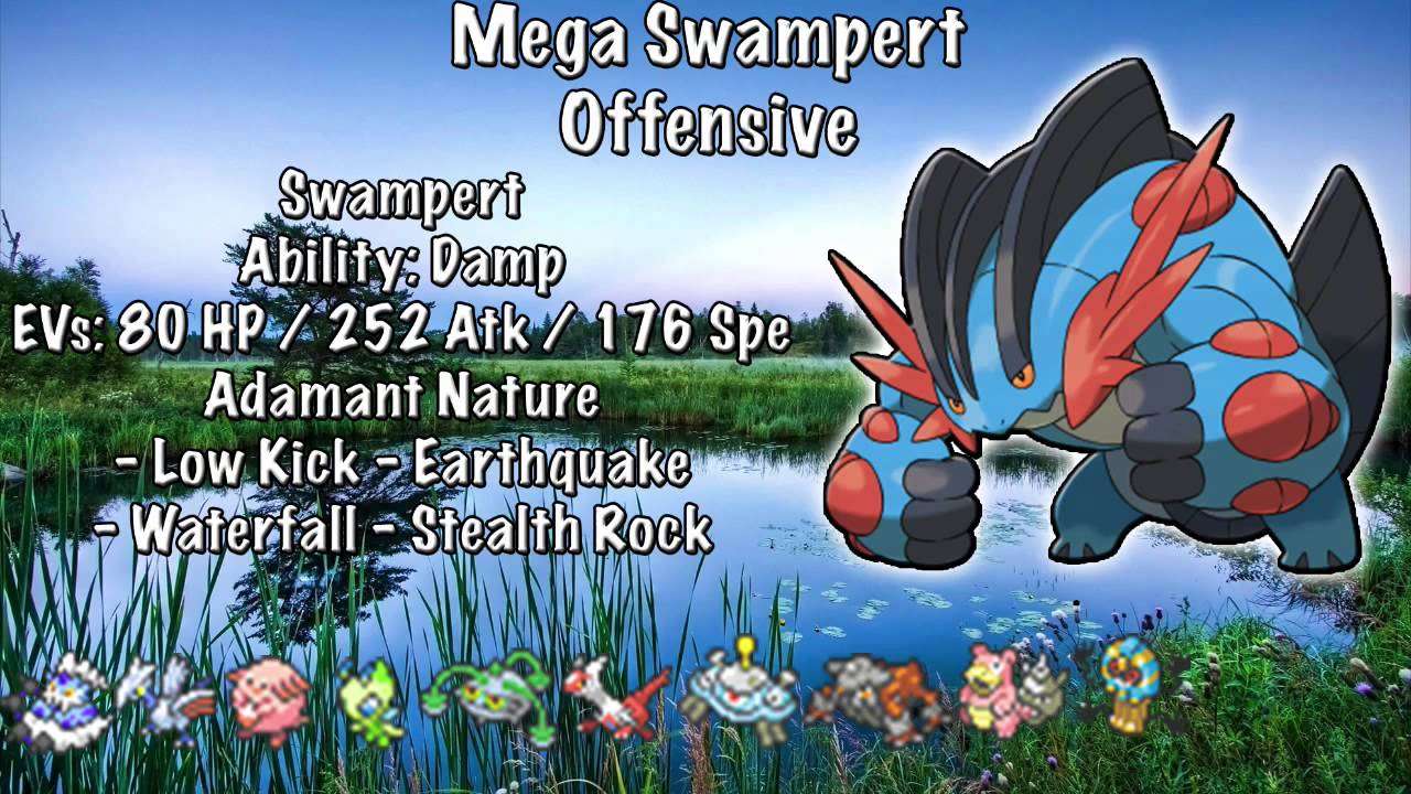 Top Five Mega Swampert Movesets ~ Pokémon Omega Ruby ...