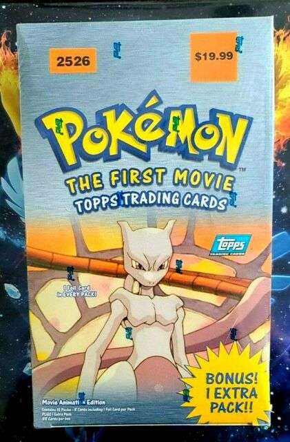 Topps 1 pack of 8 cards Pokemon The First Movie Trading Cards Pack 