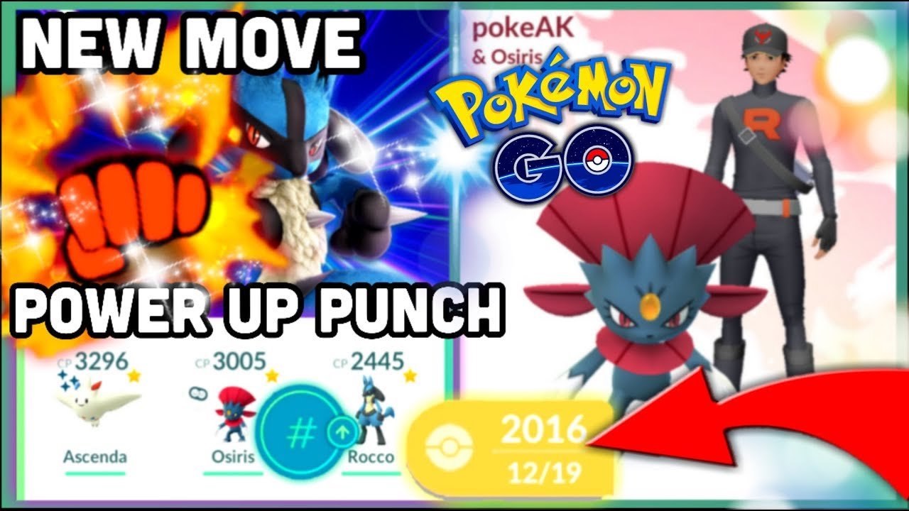 UPDATE NEW MOVE POWER UP PUNCH POKEMON GO