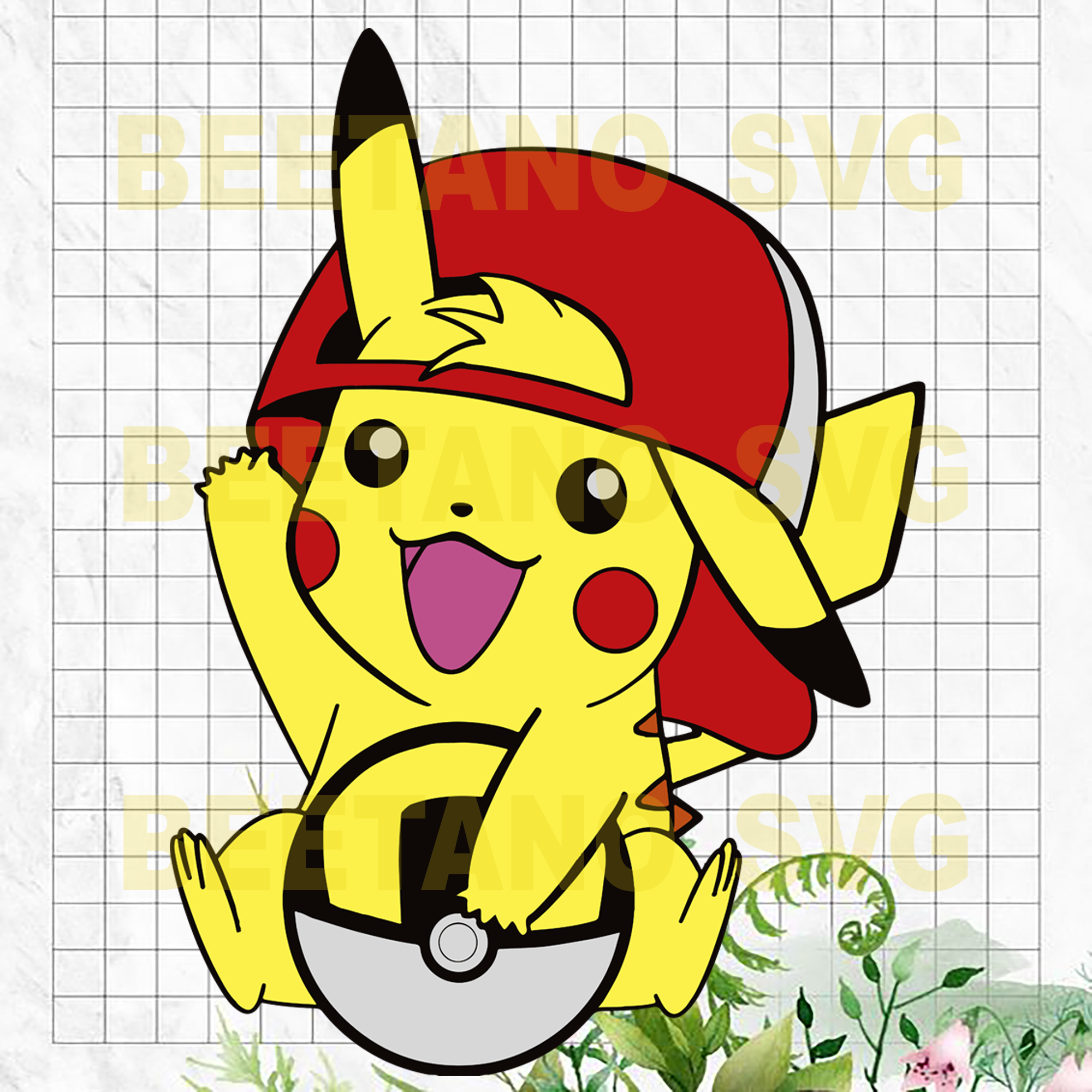 png cutfiles for Cricut Silhouette Pokemon eps dxf pokemon birthday files for cricut Pokemon characters