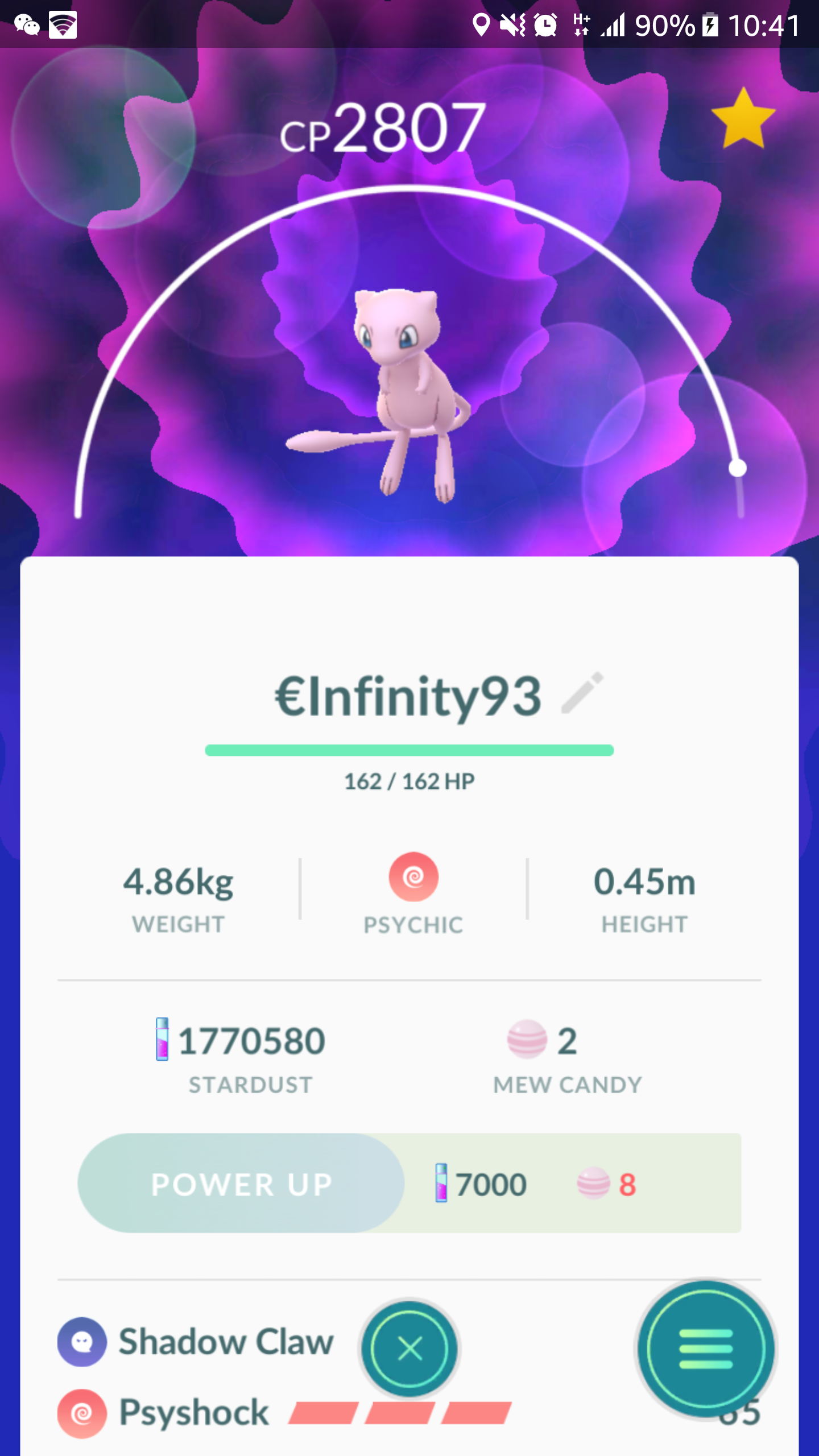 Which moveset for Mew?