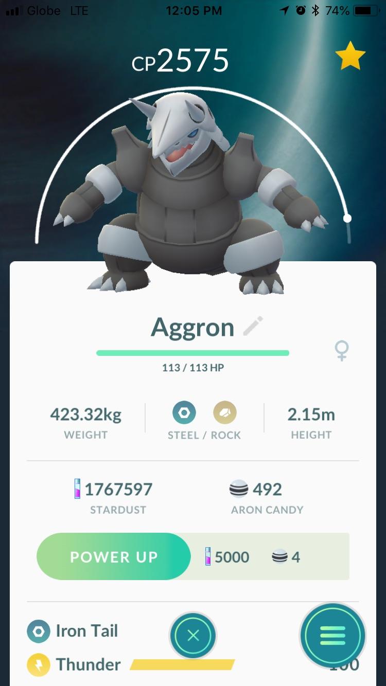 Why does my Aggron have an electric move? Is this move any ...